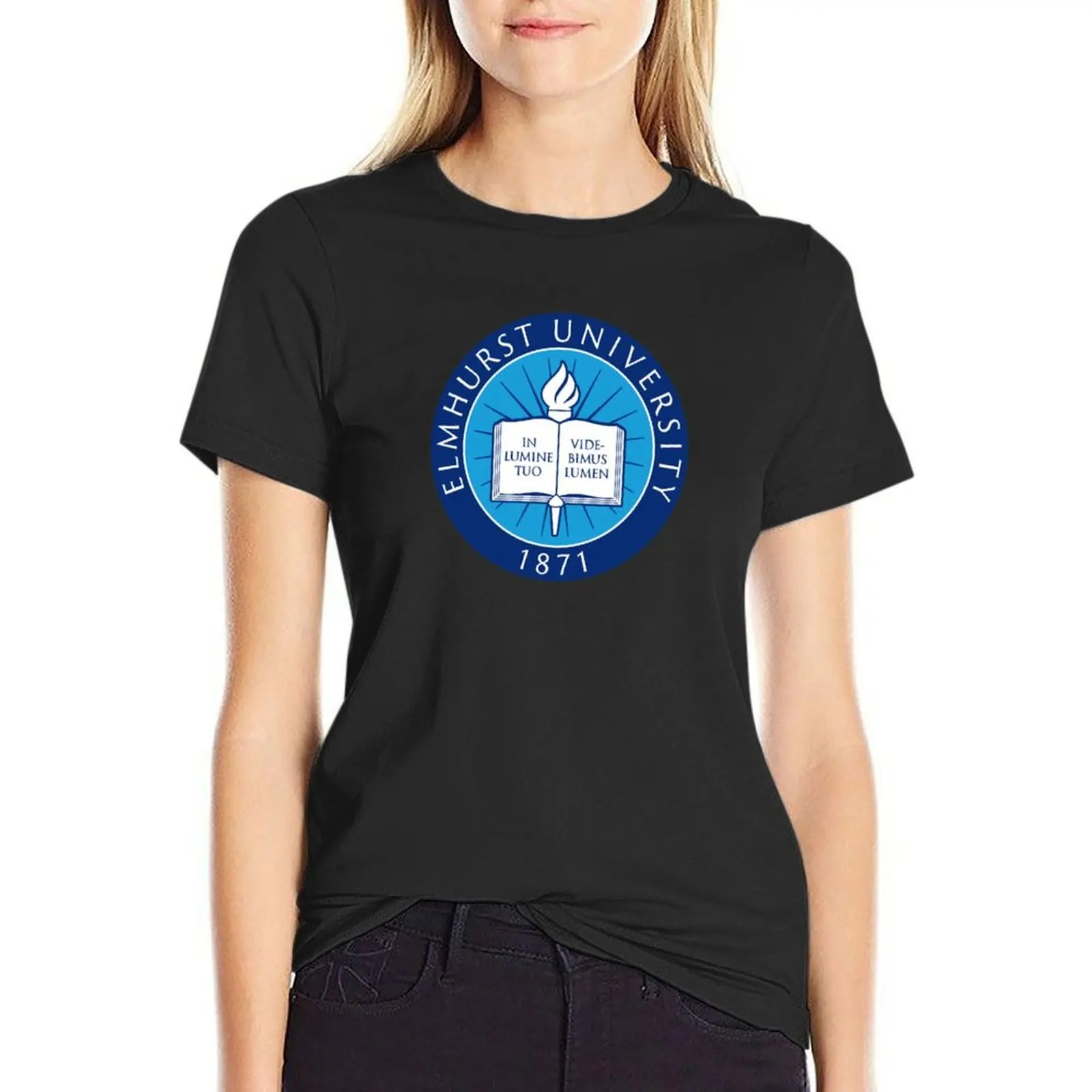 

the-Elmhurst T-Shirt Aesthetic clothing shirts graphic tees animal print t-shirt dress for Women plus size sexy