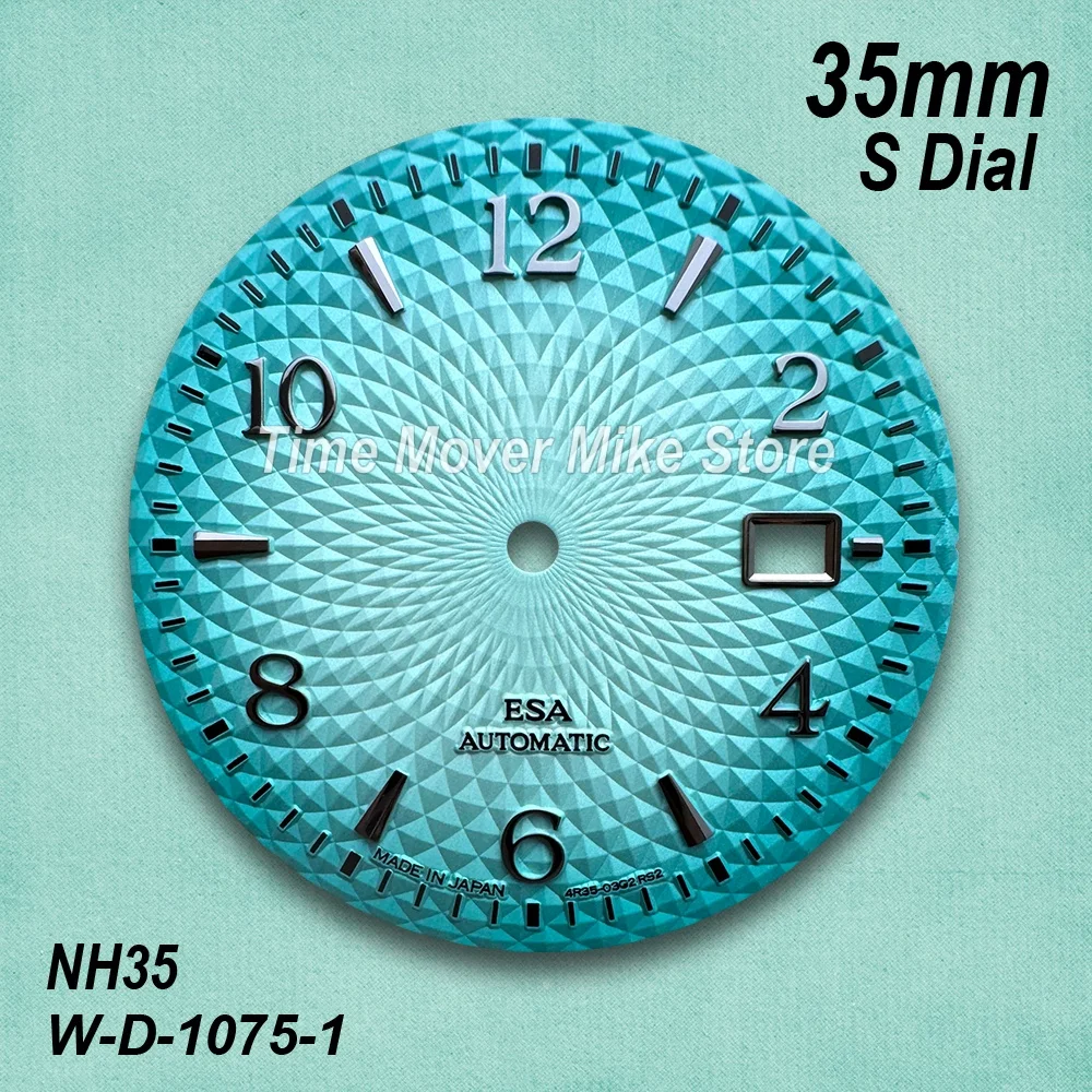 35mm S Logo Cocktail Dial Fit NH35/NH36 Movement High-Quality Lotus Dial Watch Modification Accessories view 4