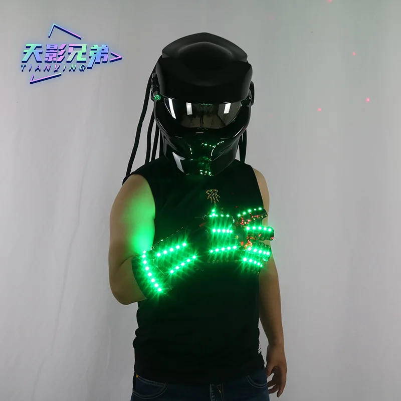 LED luminous arm COSPLAY robot arm laser prop bar DJ party street dance stage prop