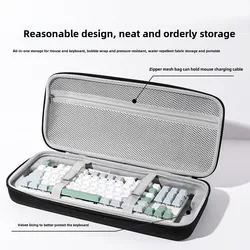 Keyboard storage bag Mechanical keyboard bag 68 keys/87 keys Portable protective case Keyboard integrated package Hard case