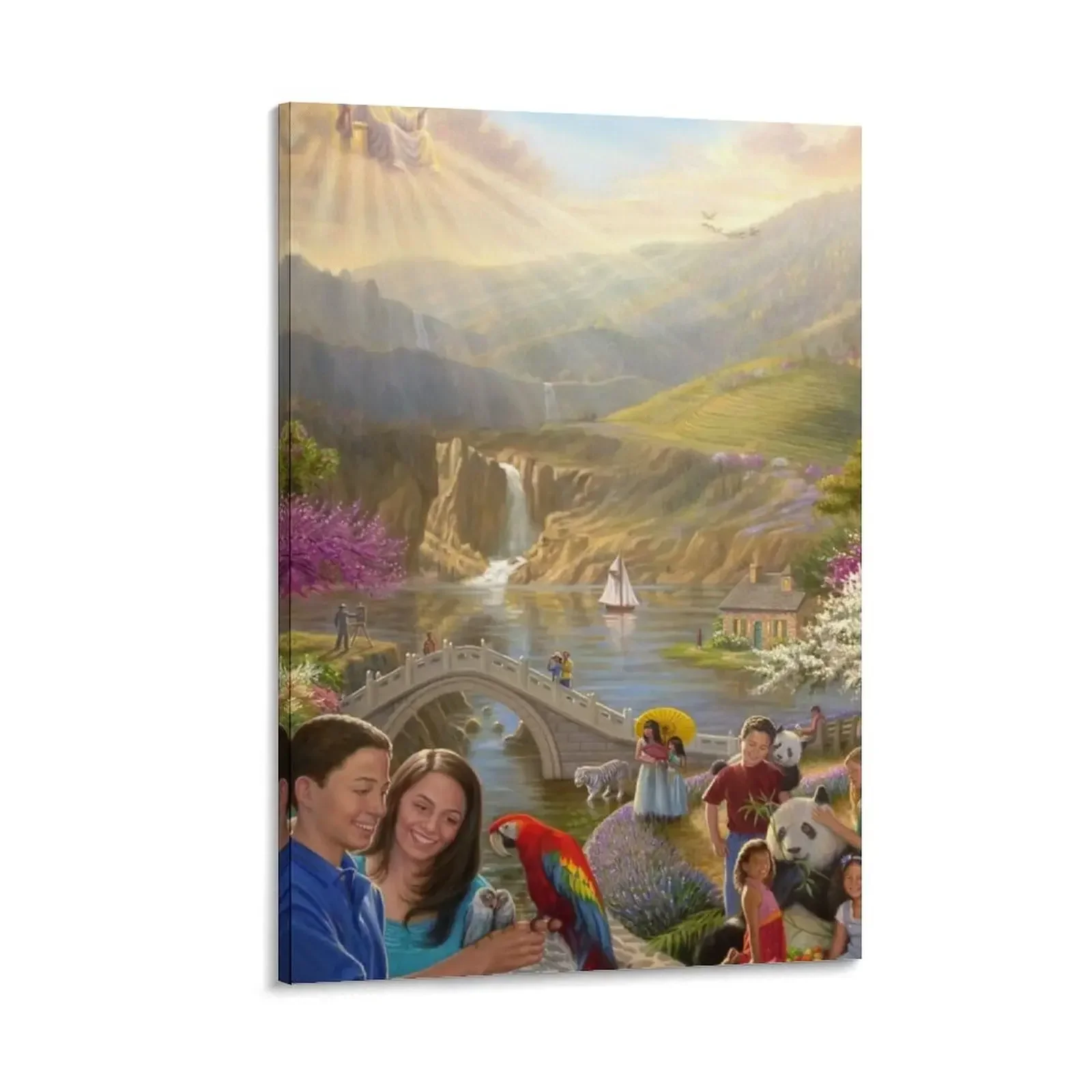 

The New World Canvas Painting ornaments for home Home decoration home decors accessories poster anime