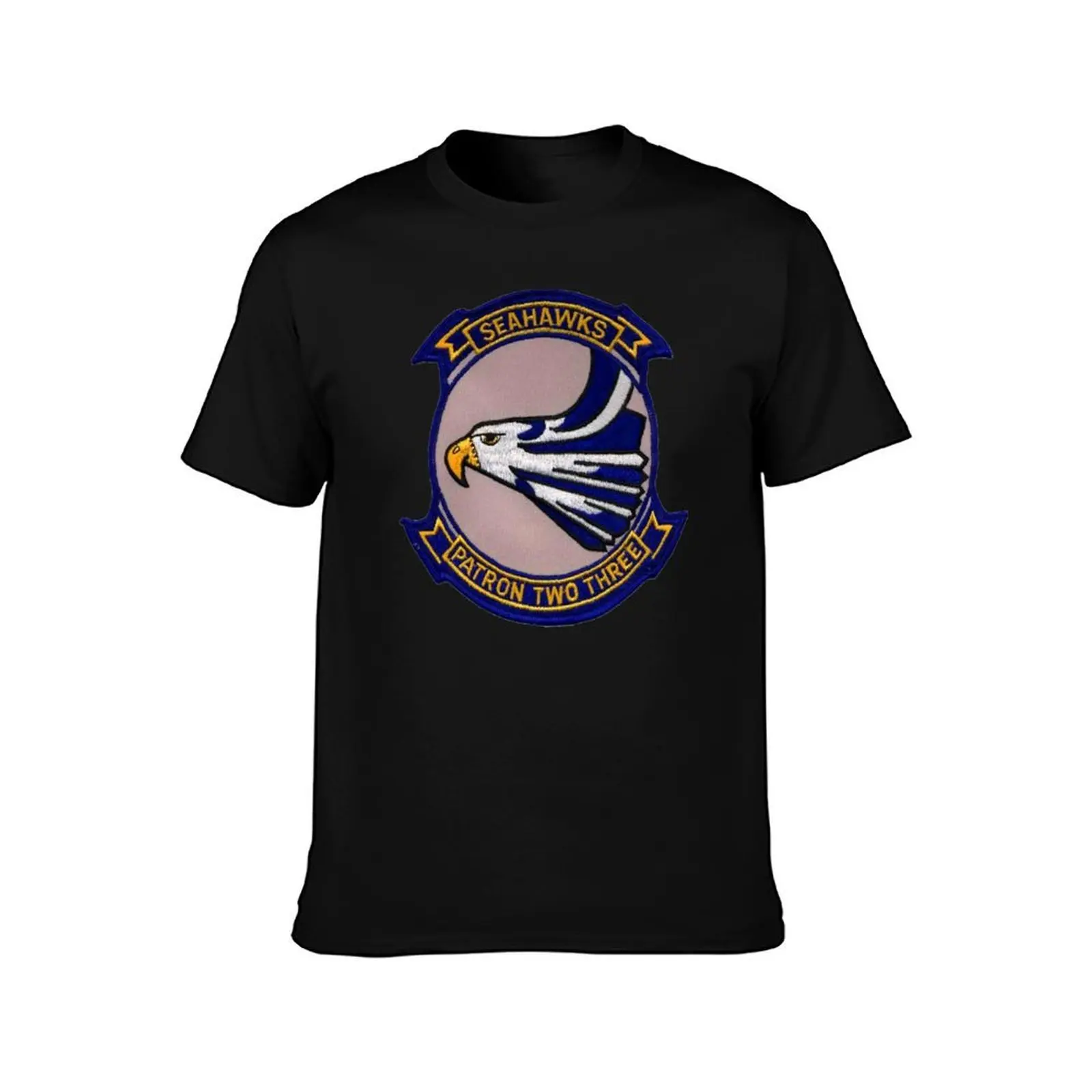VP-23 SQUADRON STORE T-Shirt, Summer Casual Cotton Tee, Oversized Streetwear Tops, Vintage Graphic Print, Loose Fit Short Sleeve