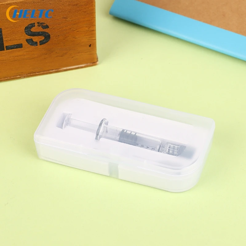 حقنة زجاجية من البورسليكات ، لوازم الإسعافات الأولية للسفر في الهواء الطلق ، حقنة مسبقة الصنع ، سعة اختيارية ، 1 * *