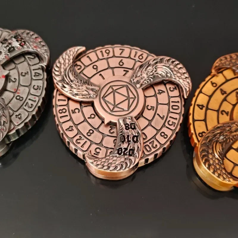 Boussole en métal Fidget Spinner Antistresse dés toupie soulager le Stress jouet rouleau à main Punnk Gyro Cool choses adultes