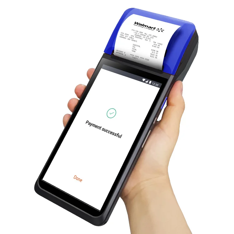 

Ручная система Pos Android 12.0 с термопринтером и принтером этикеток