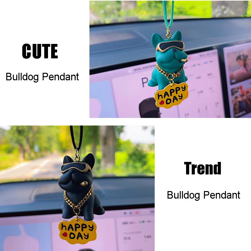 Cute Car Interior Decoration Trendy Auto Rearview Mirror Suspension Pendant For Car Gifts Interior Decoration Accessories