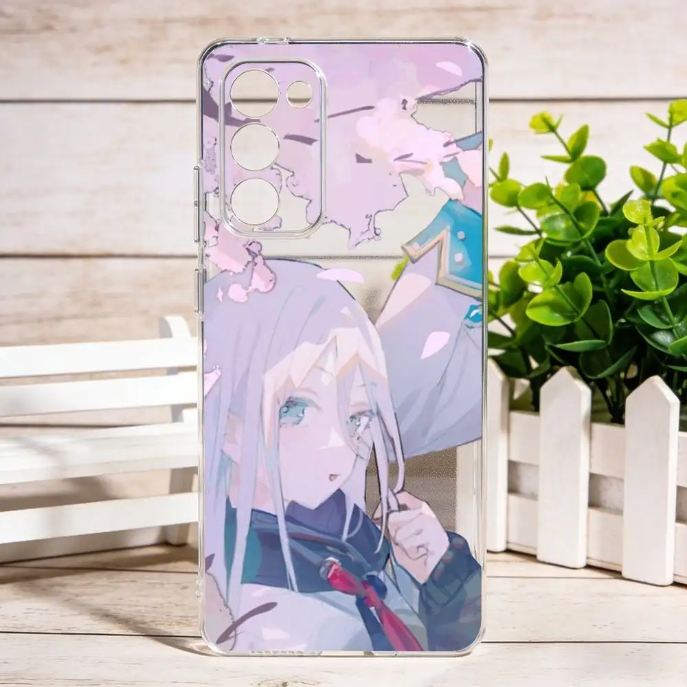 

Kanade Yoisaki Cute N25 Phone Case For Samsung Galaxy S24 S25 S23 S22 S21 Plus S24 S25 Cover Transparent Case