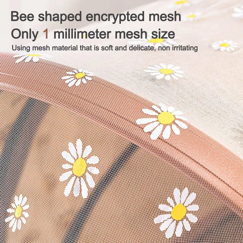 Fully Covered Baby Cart Sunshade Mosquito Net Breathable Mosquitoproof Baby Stroller Mosquito Net Insect Fly