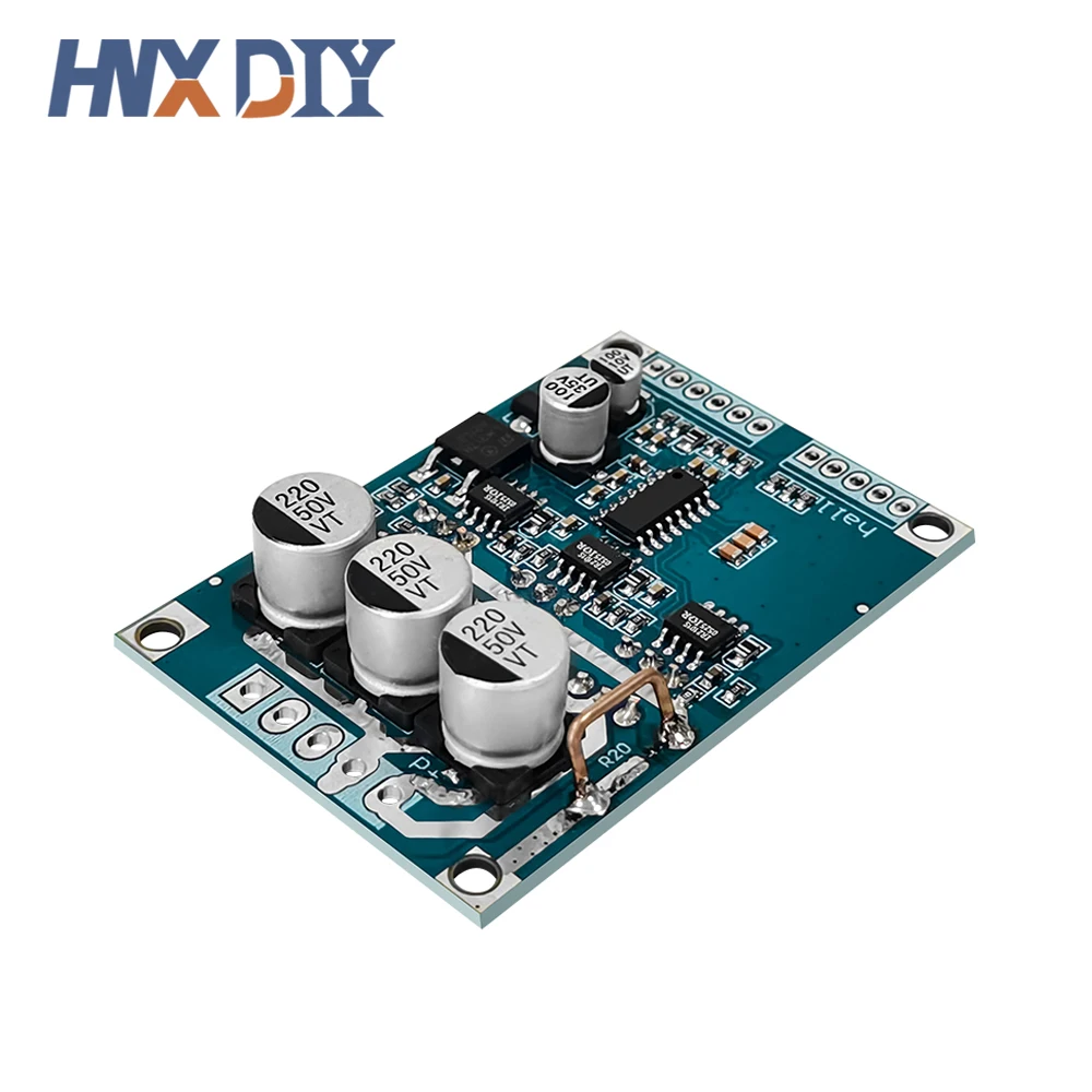 Modulo controller motore brushless DC 12V-36V 15A 500W Driver non Hall/Driver Hall Scheda driver bilanciata per auto