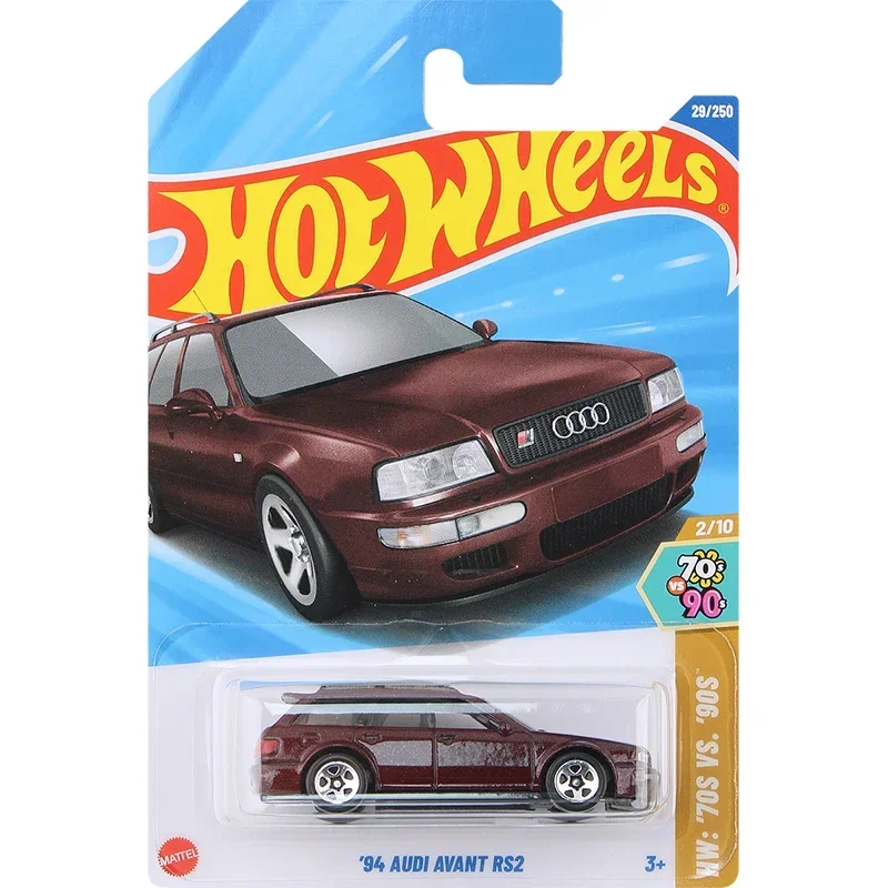 Original Hot Wheels Car 1/64 Metal Diecast HW 70s VS 90s '94 Audi Avant Rs2 Simulated Vehicle Model Toys for Boys Birthday Gift