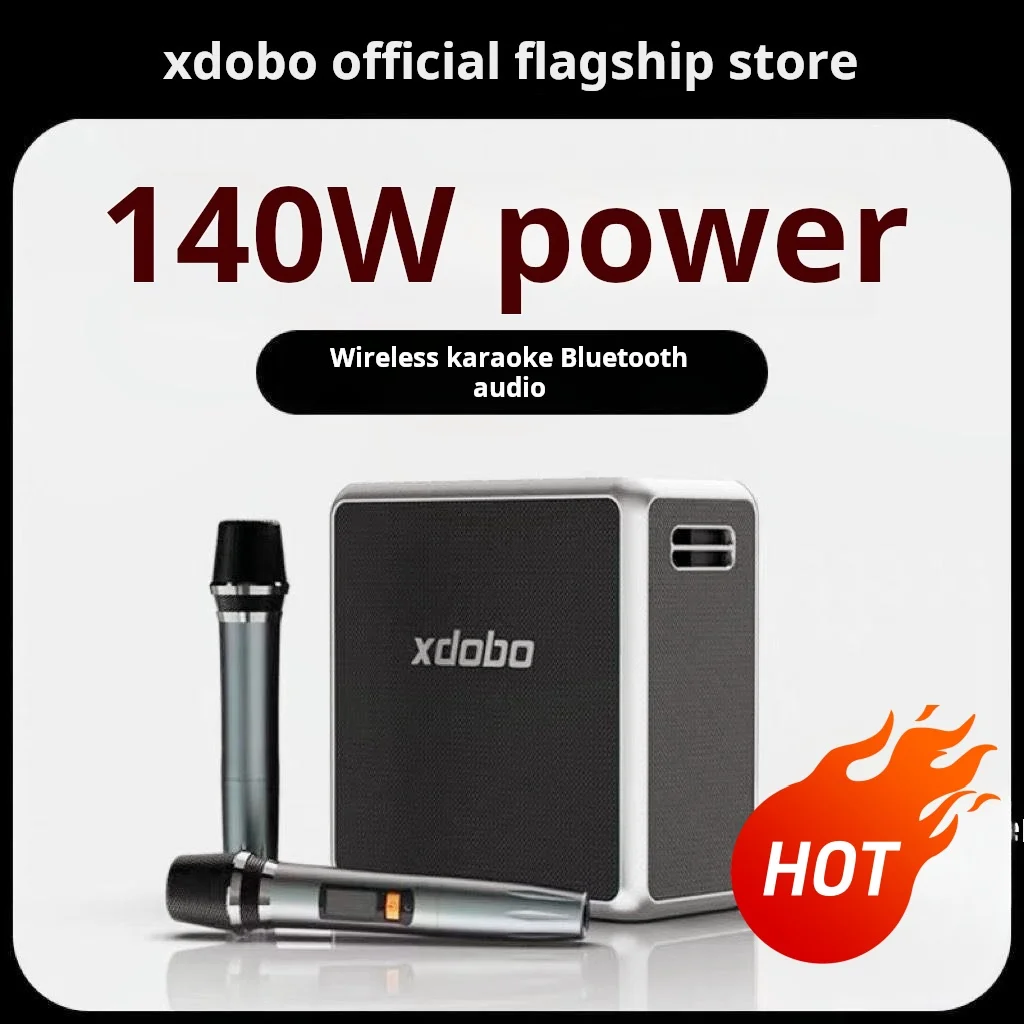 XDOBO Bluetooth Speaker Home Theater Stereo Karaoke Machine Outdoor Portable Wireless subwoofer TWS 3600mAh Battery Life 140W