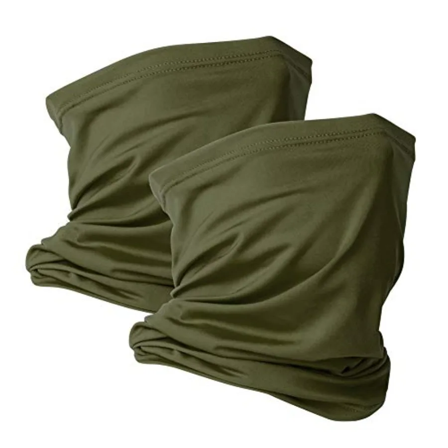 VULKIT Paquete de 2 Mascarillas Tubulares Reutilizables, Protección UV, Balaclava para Deportes al Aire Libre, para Hombres y Mujeres