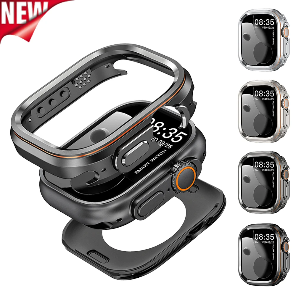 

Alloy Full Coverage Case for Apple Watch Ultra 3 2 49mm Protective Bumper Frame Shell Replacement Parts DIY Set