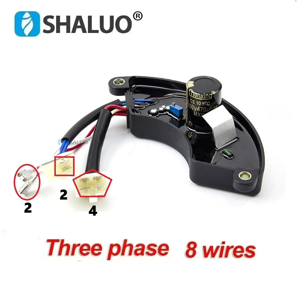 3kw 5kw 8kw AVR Gasolina Generator Automatic Voltage Regulator Voltage control Stabilizer For Petrol Generator Parts 220v 380v
