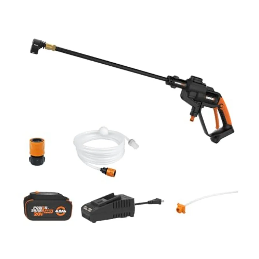

Hydroshot 20V Power Share 320 PSI Portable Power Cleaner -WG620 Battery and Charger Included