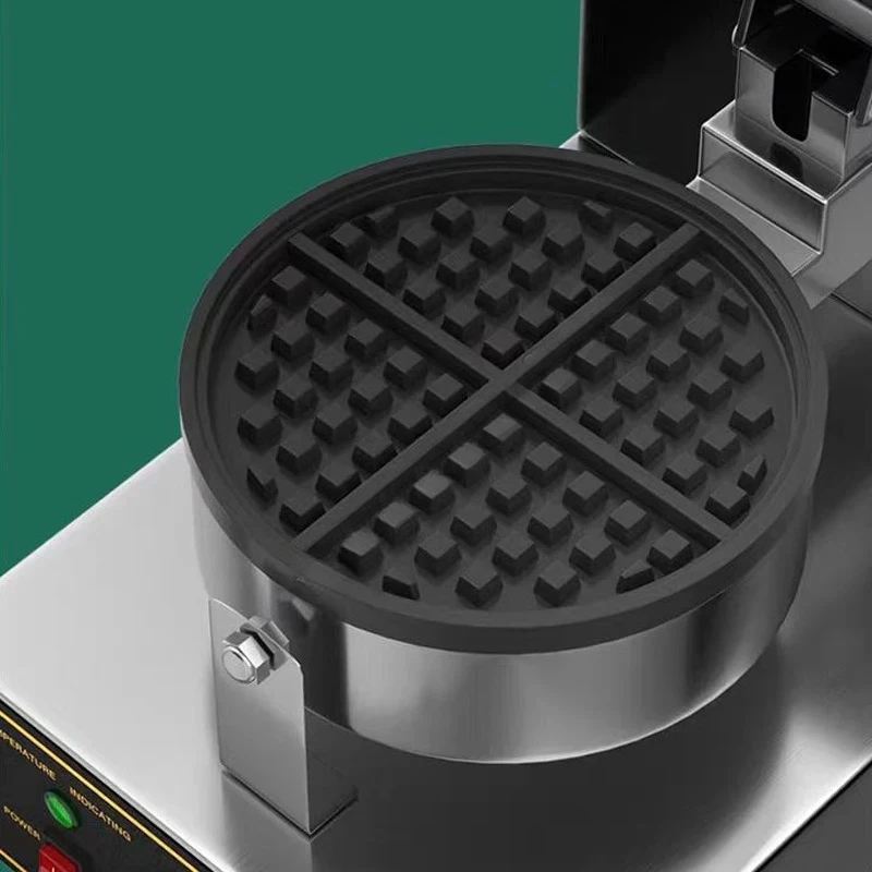 Maker Waffle Iron Grid Waffle Machine Commercial Waffle Baker For Street Vending Fully Automatic Pancake Grill