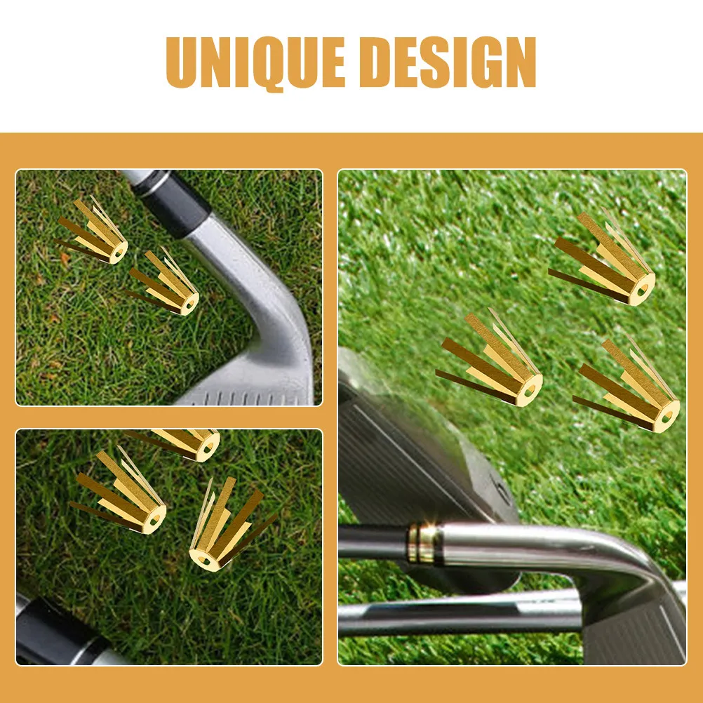 5Pcs Octopus Type Brass Shaft Adapter Shims 8-Arm Design for Superior Stability Control Fills Head Socket Universal Golf Club