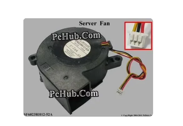 

2 шт. для оригинального вентилятора Toshiba corp. SF6023RH12-52A SF6023RH12-51B, 12 В, 60x60x25 мм, 3-проводной, 3-контактный, для проектора TDP-EX20U