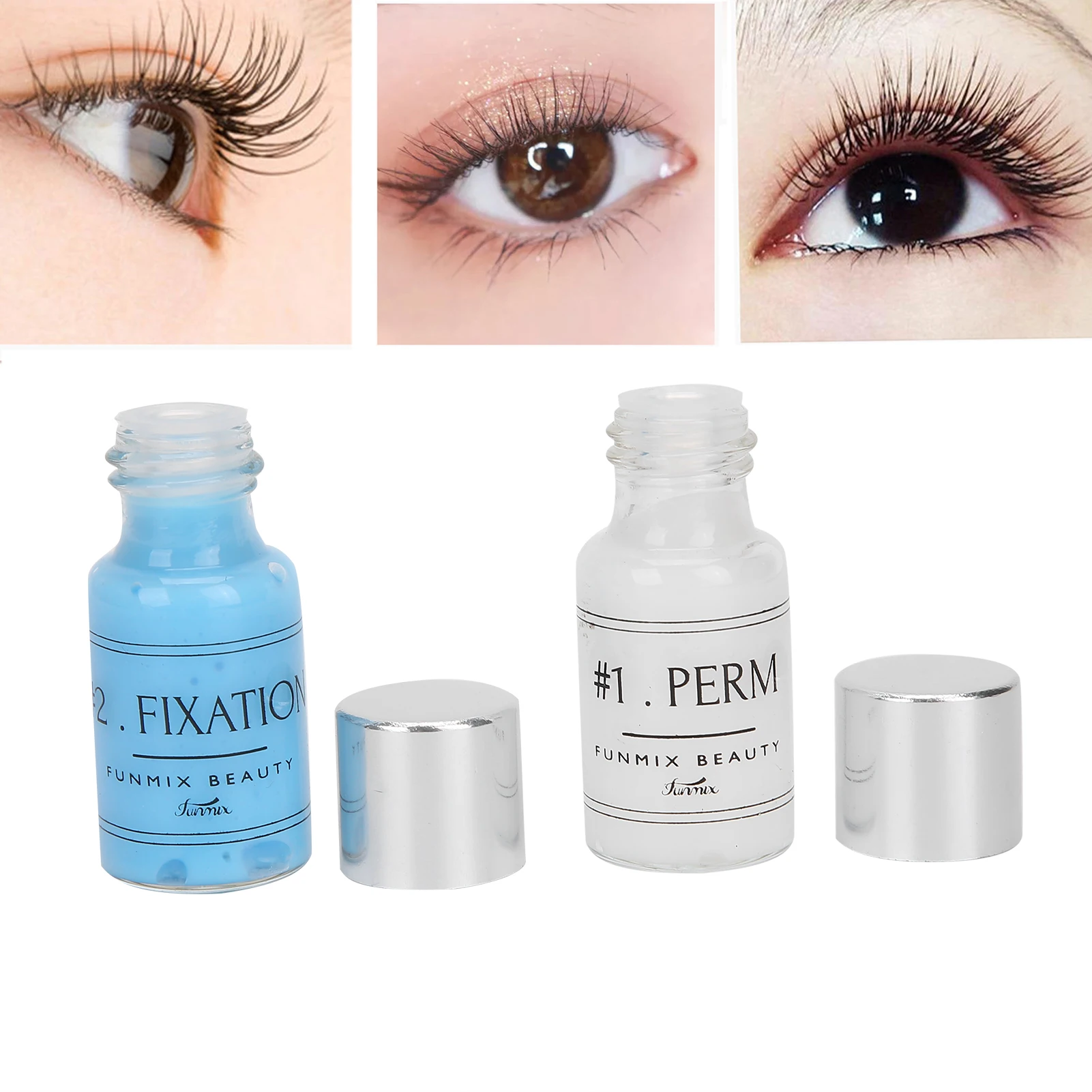 Eyelash Perming Liquid Lash  Kit Professional Eyelash Perming Agent Lash Fixing Agent Liquid Eyelash Perming Kit Makeup Tool