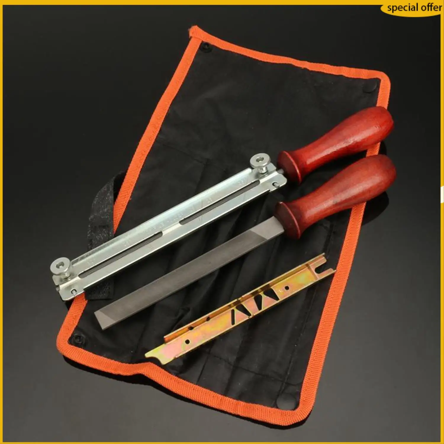 

A50I 5Pcs/Set Chainsaw Sharpening Filing Kit 5.2Mm File Fits For Stihl 3/8 Pro Chain