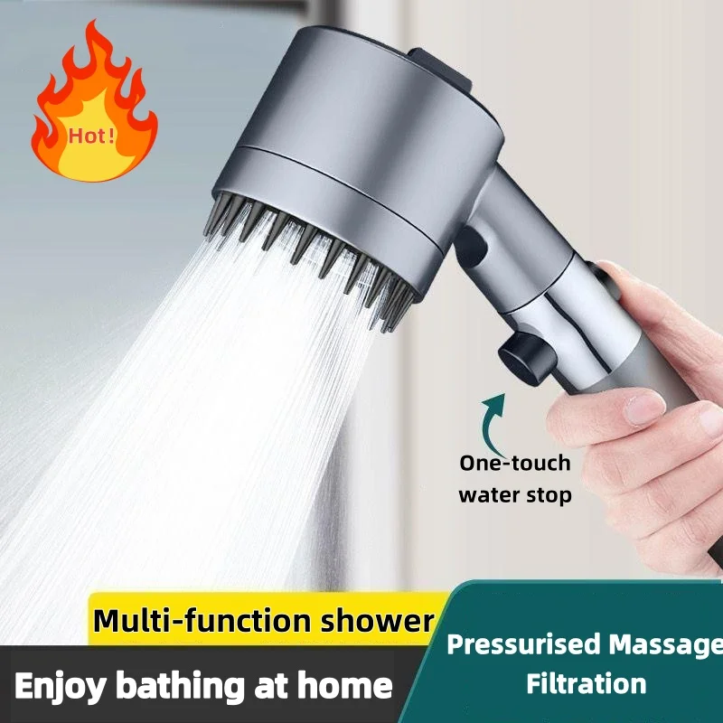 Powerful Booster Shower Head - Bathroom Shower Set, providing a comfortable experience to enhance your daily bathing enjoyment.