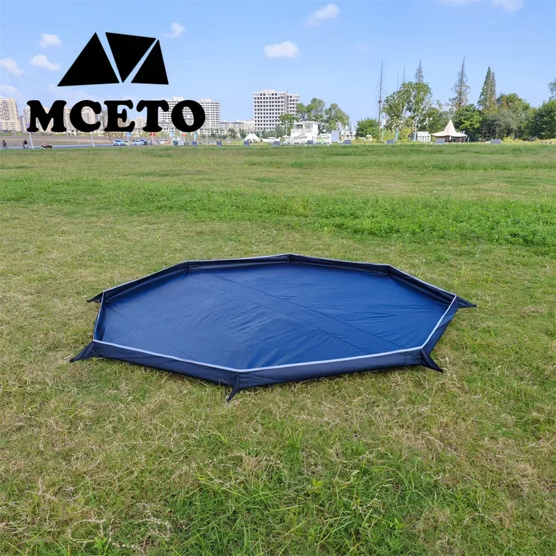 for Tingxue 320PRO Octagonal Bathtub Floor Cloth Pyramid Tent Waterproof Floor Mat Picnic Mat Beach Mat