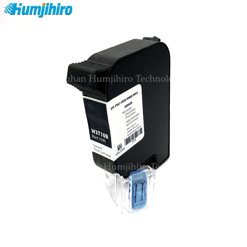 

For 2590 W3T10B Ink Cartridge Handheld Inkjet Printer Cartridge Solvent Black Quick-drying Ink Cartridges