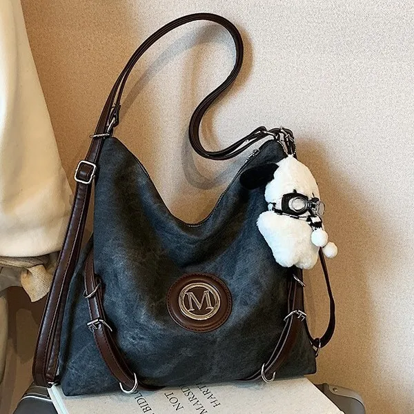 2025 New Women's Large Capacity Tote Bag, Chic Adjustable Strap Crossbody Purse, Versatile Shoulder Bag for Work & Daily Commute