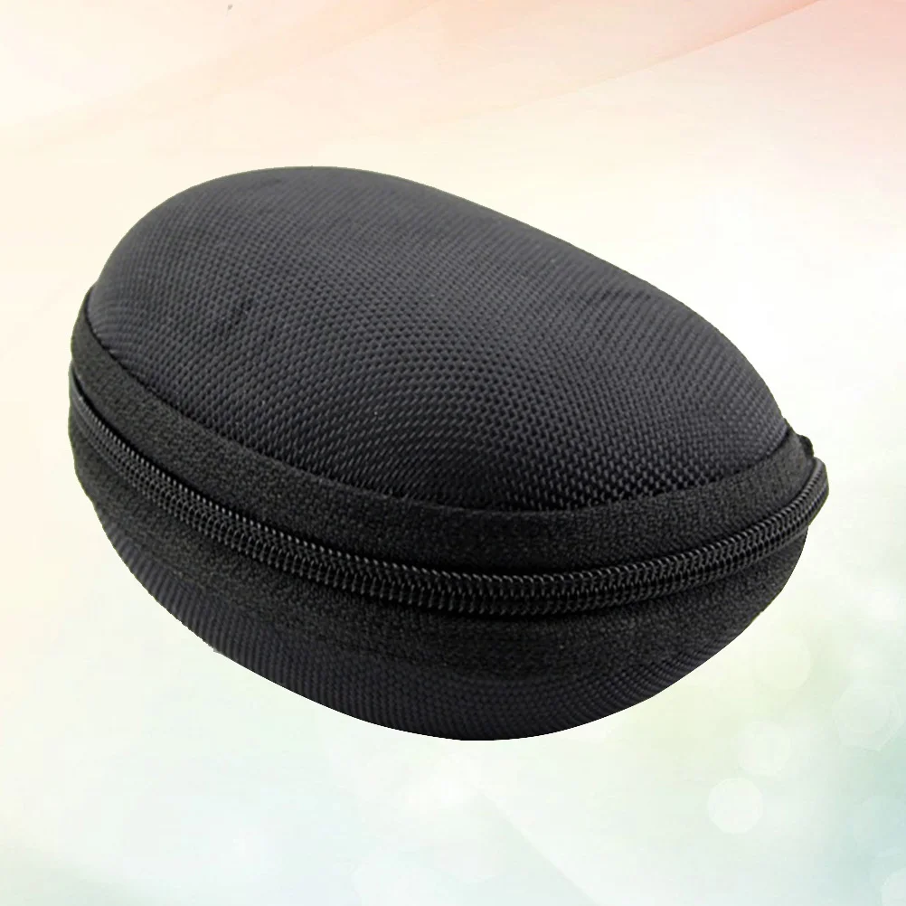 

1Pcs Data Line Storage Case Eva Folding Glasses Box Zipper Sunglass Organizer Portable Multifunctional Black Folding Glasses Box