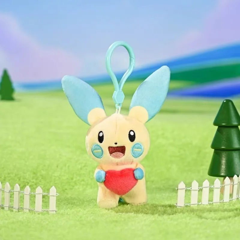 Pokemon Original Plüsch-Anhänger-Spielzeug Psyduck Gengar Mew Clefairy Slowpoke Togepi Plusle 6-13 cm Niedlicher Schlüsselanhänger Stoffpuppen-Geschenk – Detail 6