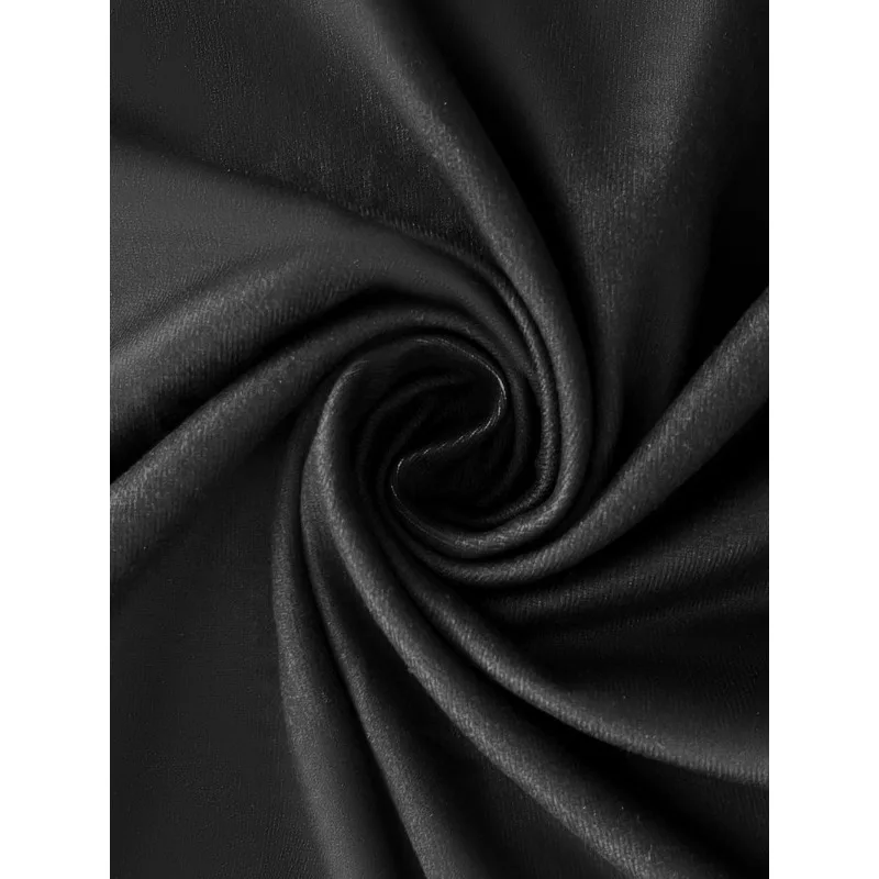 Wmstar 2025 New Women Fashionable Elegant Dress Tight A  Line Large Skirt Hem Long Sleeve Round Neck Dress Color Blocking