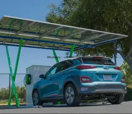 Battery Energy Storage System +home Solar Power Vehicle Housing Solar Panel Carport with Ev Charger