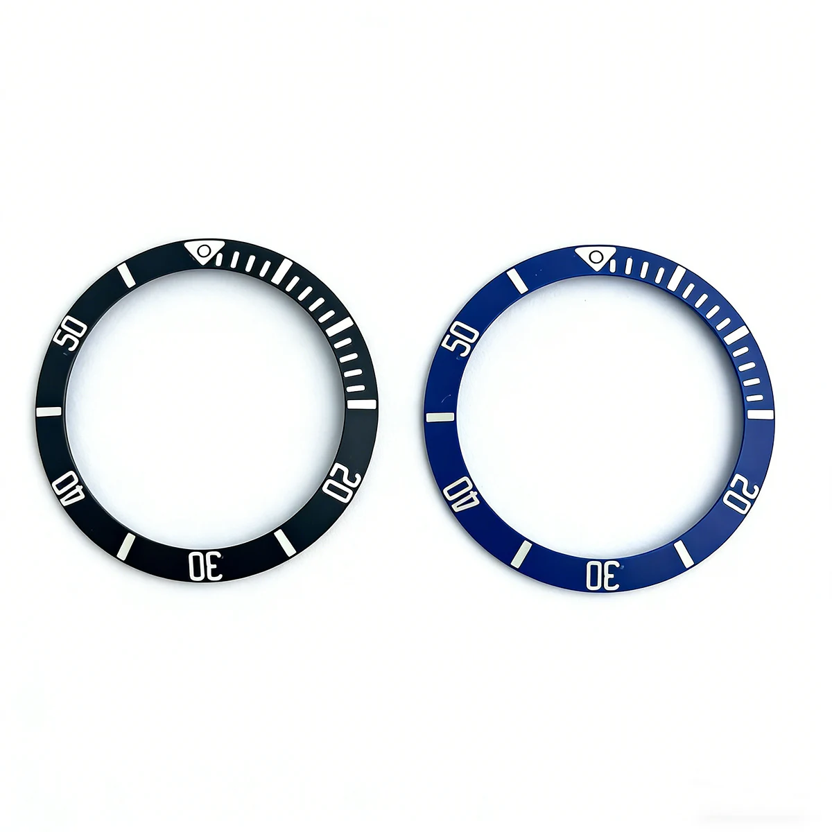 38mm*30,5mm Abgeschrägte Keramik-Lünette Blaugrün Leuchtend GMT und Taucheruhr Einsatz Keramik-Lünette Zubehörteile