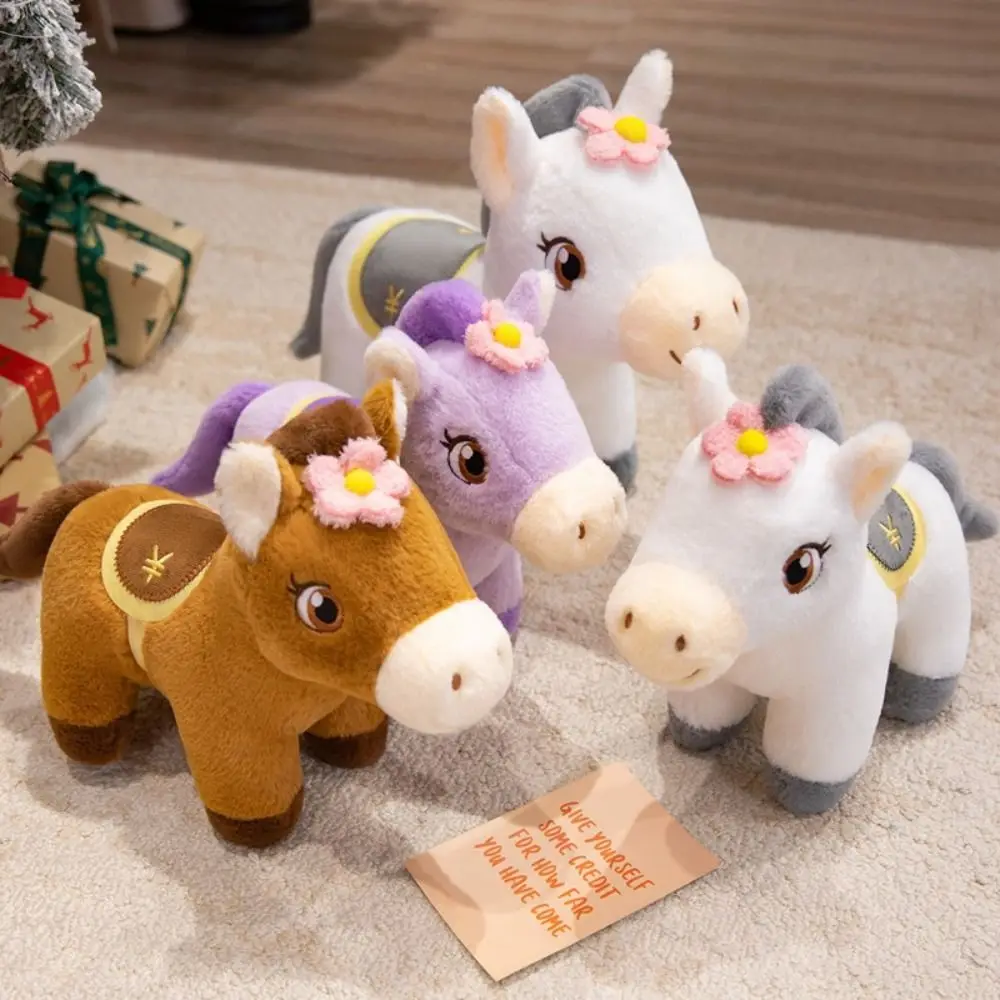

Cozy Stuffed Pony Plush Toys Cute Little Horse Funny Friends Lucky Wealth Pony Colorful Design Blessing Gift Cartoon Dollar Pony
