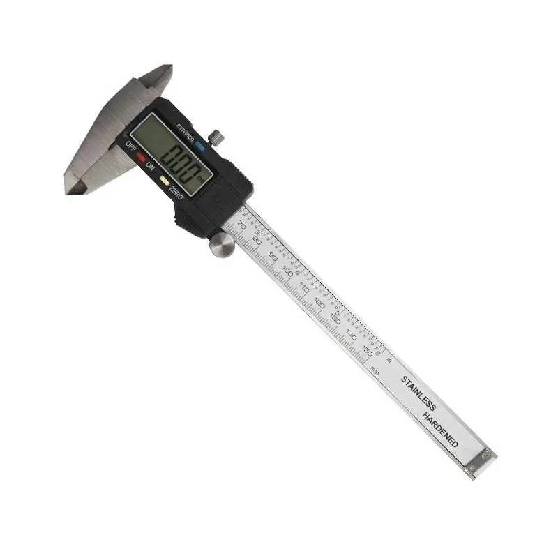 Digital Vernier Caliper Plastic Mini Electronic Measuring Ruler 0-150mm High Precision for Jewelry Handicraft