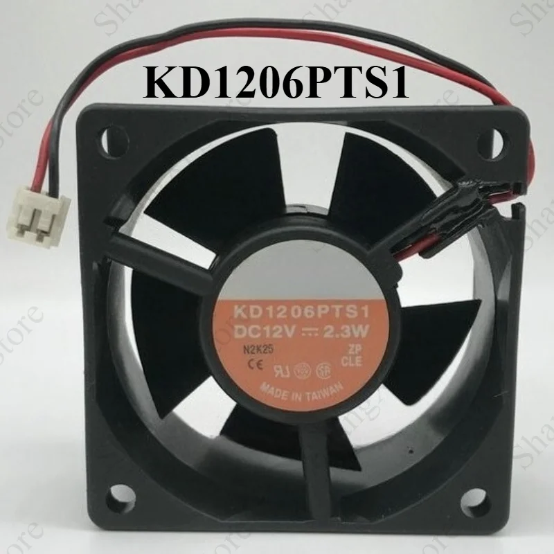 1PC Brand New 6025 KD1206PTS1 DC12V 2.3W 60*25MM 60mm Cooling Fan 2pin Fast Delivery
