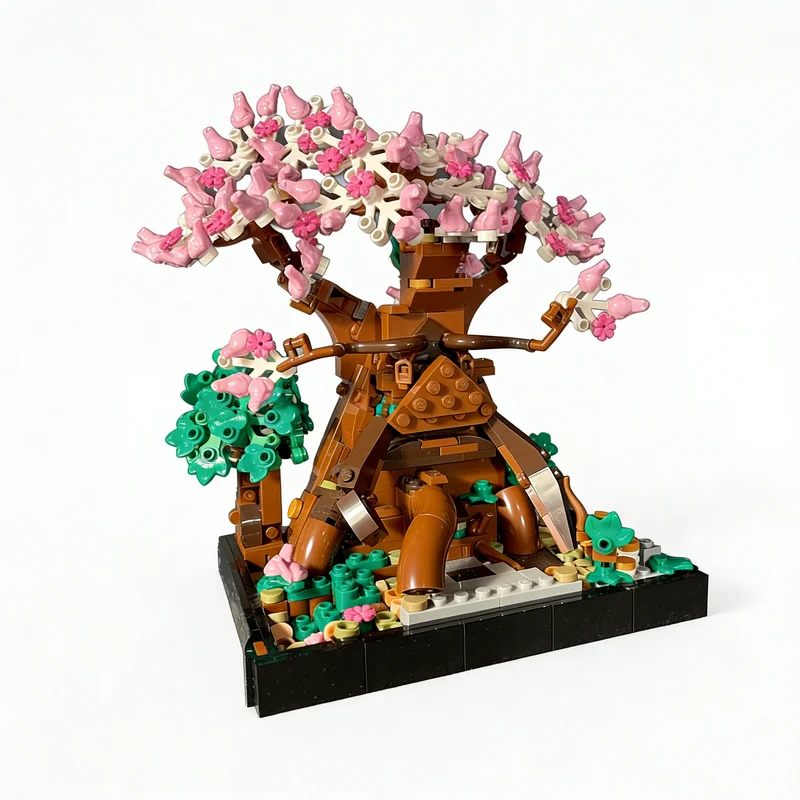 746pcs MOC Zeldas - Great Deku Tree Model Building Blocks Assemble Idea Birthday Craft Brick DIY Creative Art Display Collection