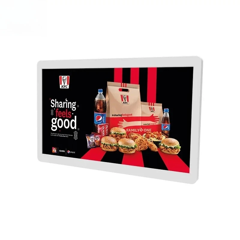 Wall mounted 14 inch touch screen RK3588 android 12 android display advertising tablet with POE NFC