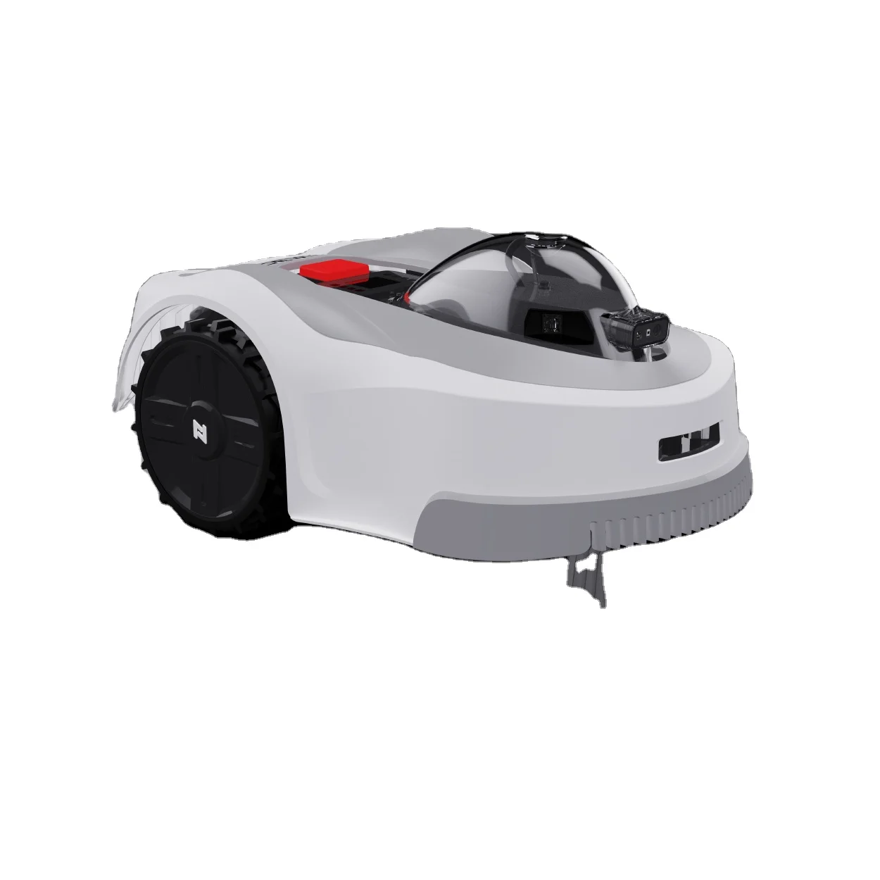 

1600W Cordless Industrial Smart Robot Lawnmower 48V DIY Steel Garden Equipment 24V Battery Electric Blade Includes Grass Box For