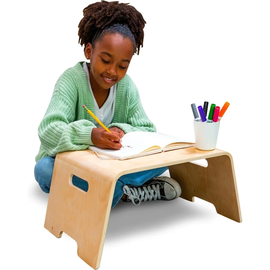 

LAPGEAR Bentwood Floor Lap Desk for - 's Portable Durable Learning and Educational Activity Desk for Homework Crafts Play - Stu