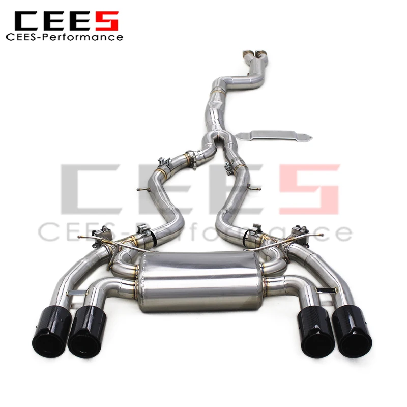 

CEES Stainless Steel Performance Exhaust Pipe for BMW M2 Competition/M2C 3.0T F87 S55 2018-2024 Valved Catback Exhaust System