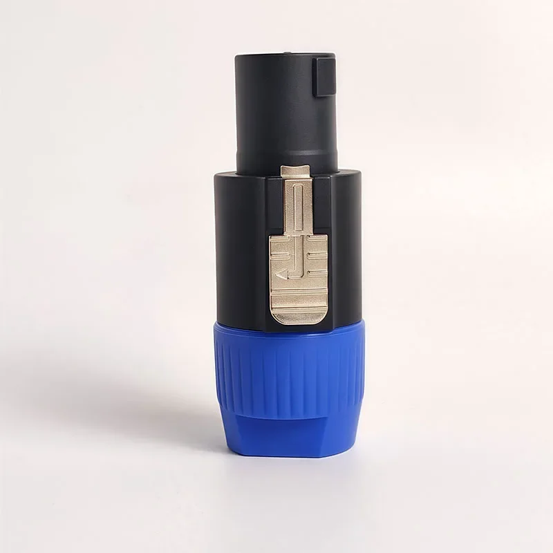 

4/10/20pcs NL4FC Compatible 4-Pin Speaker Connector - Aviation Aluminum Locking Plug with Tool-Free Splicing