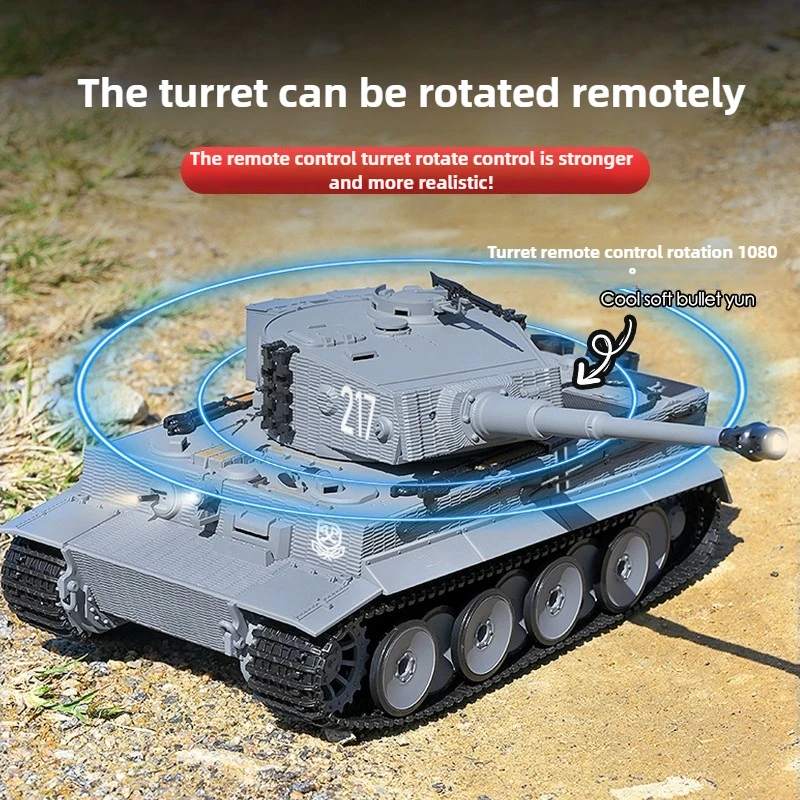 cool stuff battle tank toy funny gift-1:24 robot chassis rc tanks,remote control car,tiger tank model,cool sticker,toys for boys