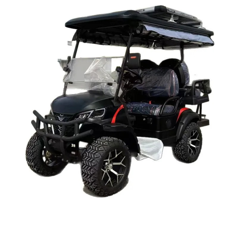2-8 Seat Four-Wheel Electric Golf Cart with 4 Stroke Engine New Model Off-Road Sightseeing Car for Hotel Scenic Area Tourism