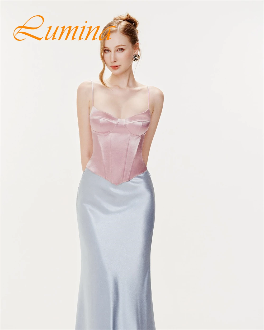 فستان سهرة من الساتان عالي الجودة مخصص أنيق بياقة مربعة فستان حفلة موسيقية كلاسيكي حورية البحر بدون أكمام فساتين مناسبة خاصة