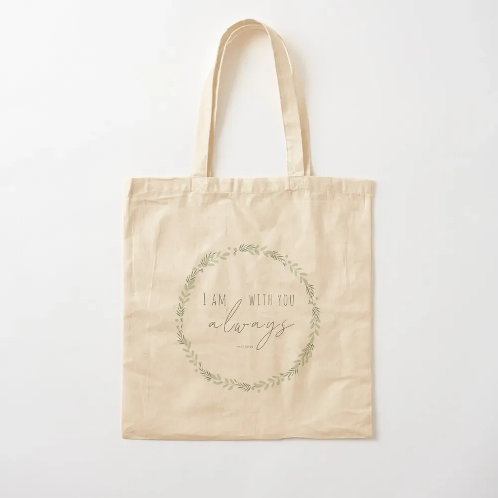 Bible Quote - Matt. 28:20 Tote Bag custom tote bag ecological bags Tote Bag