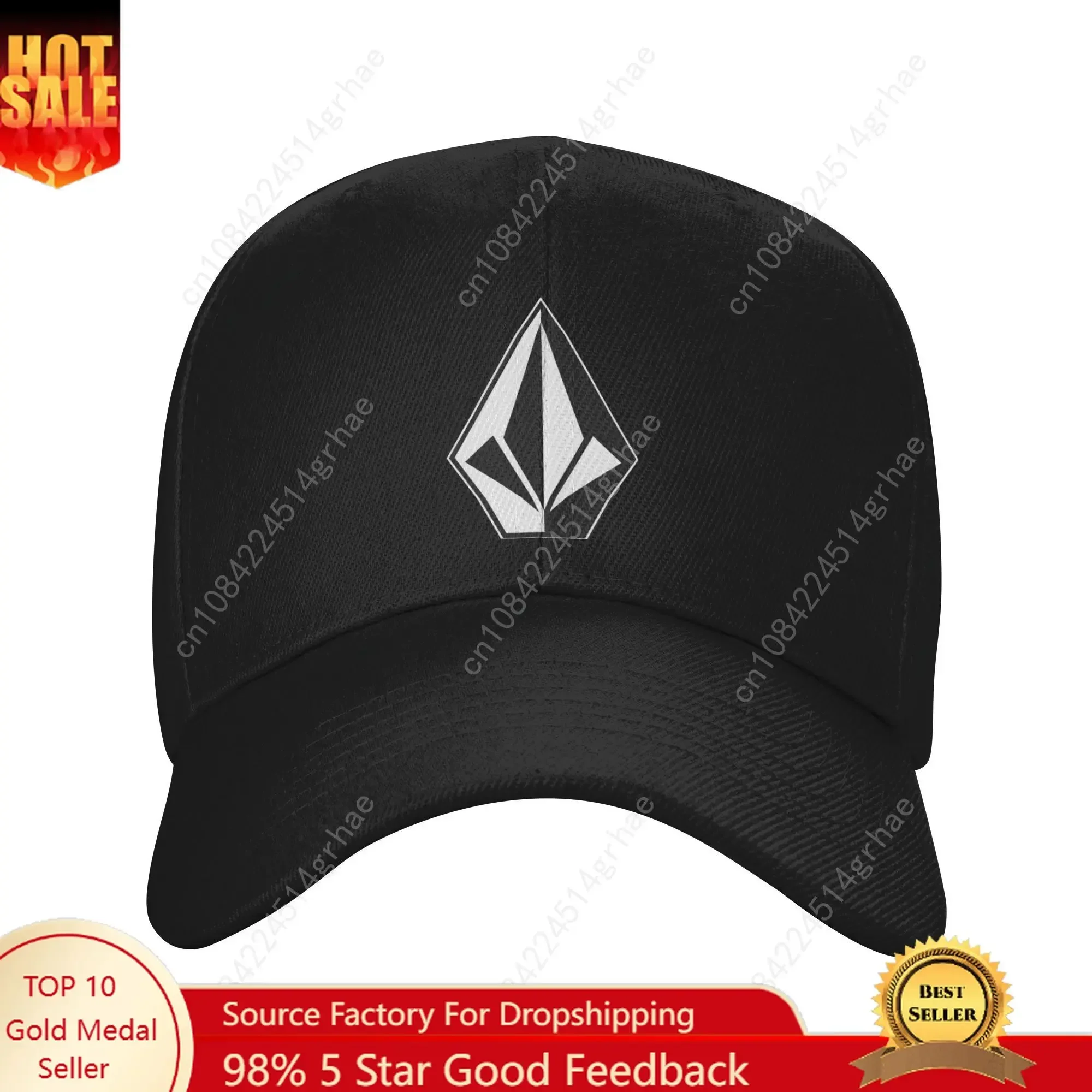 Volcoms New Casual Womens Mens Curved Brim Baseball Cap High Quality Summer Trucker Hat Outdoor Sport Snapback Cap
