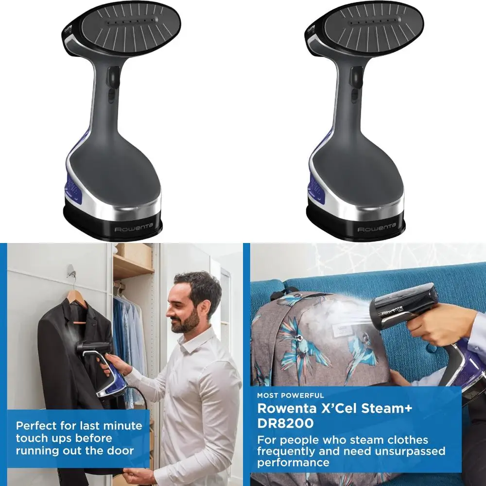 

Портативный отпариватель для одежды с быстрым нагревом, нагрев за 25 секунд, мощный пар, длинный шнур, 1875 Вт, идеально подходит для путешествий, модель DR8220