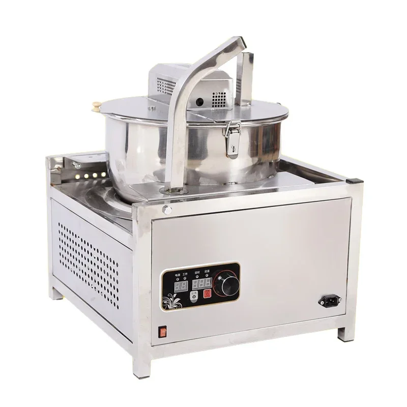 Popcorn Maker Electromagnetic Heating Commercial  Gas Popcorn Maker Electric Heating Popcorn Machine