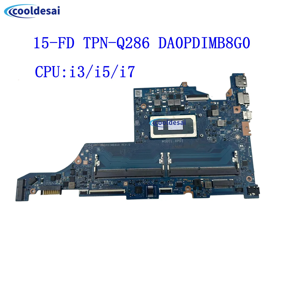 

DA0PDIMB8G0 Mainboard For HP 15-FD TPN-Q286 Laptop Motherboard N36766-601 N36765-601 N36764-601 With i3/i5/i7 CPU 100% tested